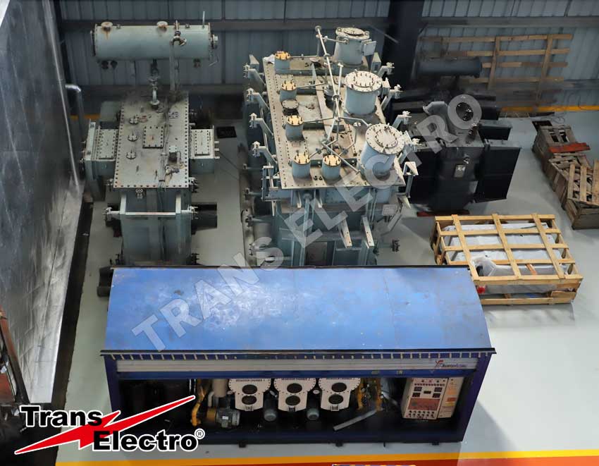 Power Transformer Oil Filtration Industrial Transformer Repairs & Power Transformer Overhauling India Gujarat Valsad